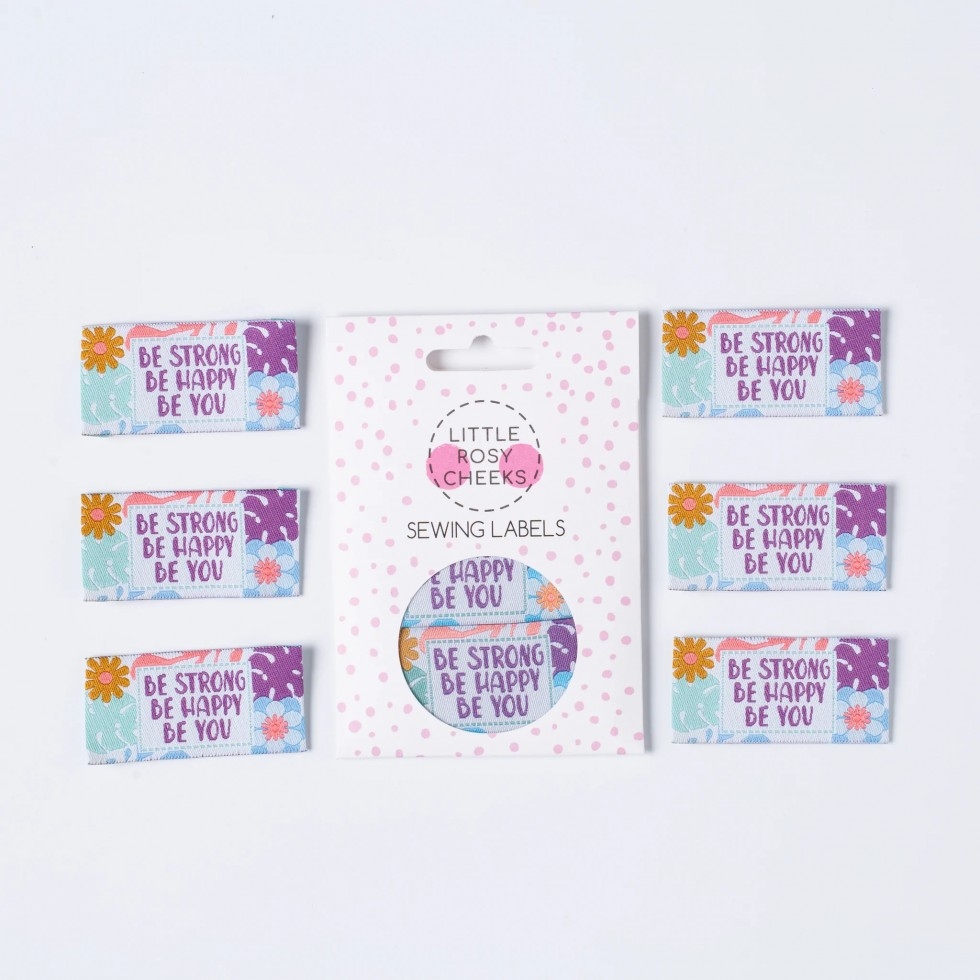 Little Rosy Cheeks Be You Woven Labels