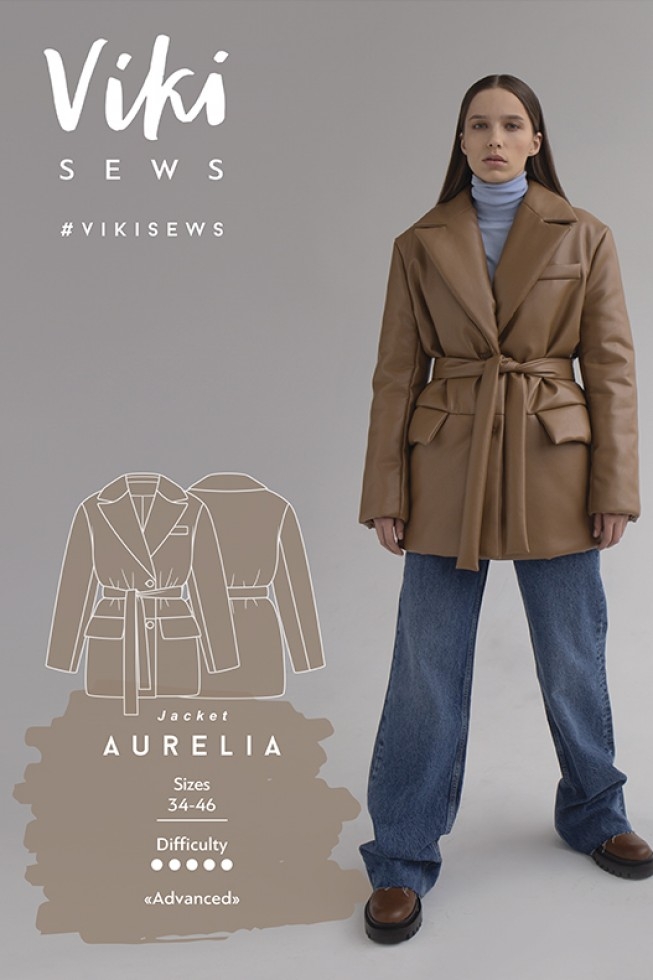 Vikisews Paper Sewing Pattern Aurelia Jacket