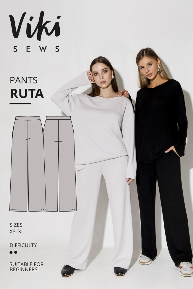 Vikisews Paper Sewing Pattern Ruta Pants