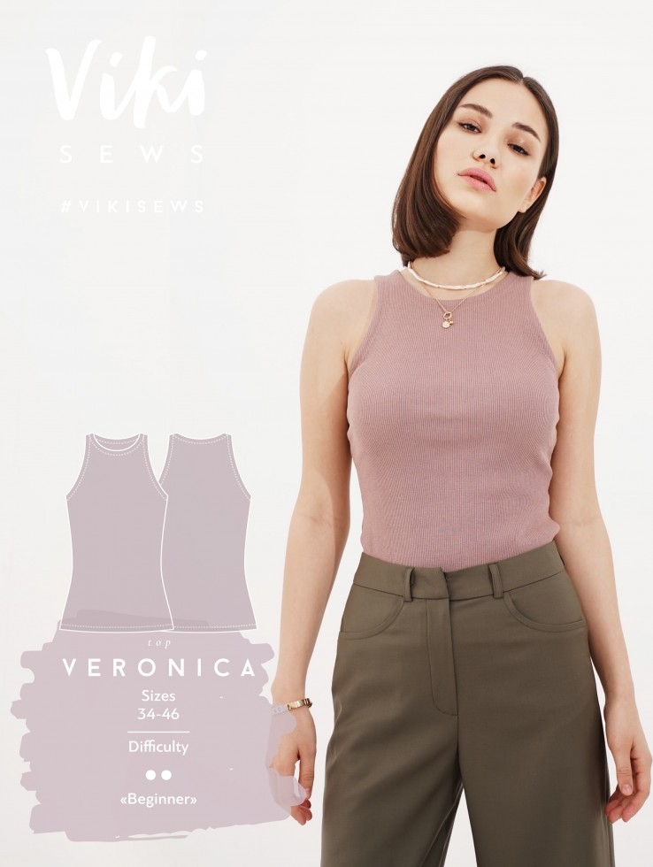 Vikisews Paper Sewing Pattern Veronica T Shirt