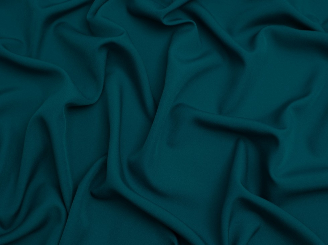 Minerva Core Range Soft Touch Crepe Fabric Dark Petrol