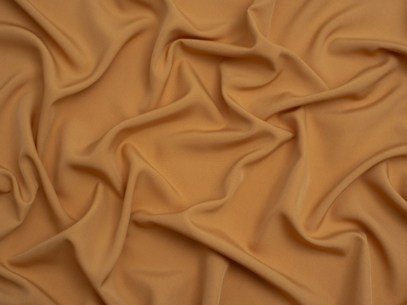 Minerva Core Range Soft Touch Crepe Fabric Caramel