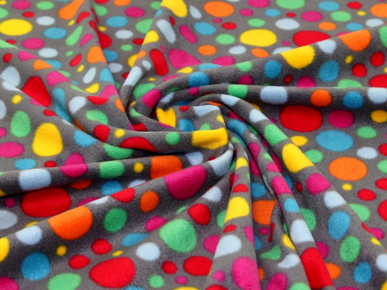 Polar Fleece Fabric Grey