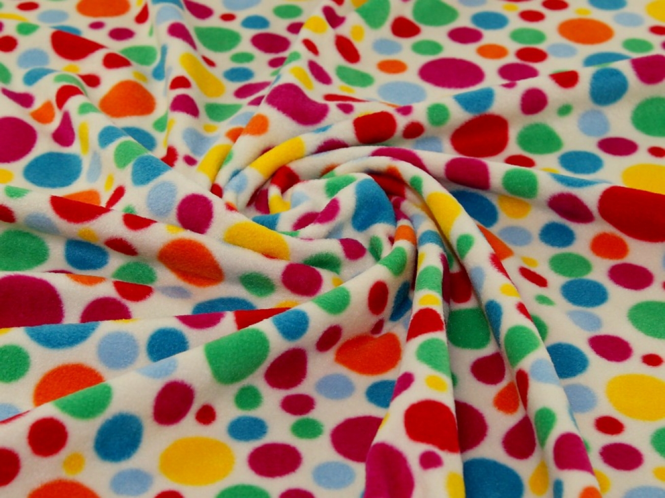 Polar Fleece Fabric Ivory
