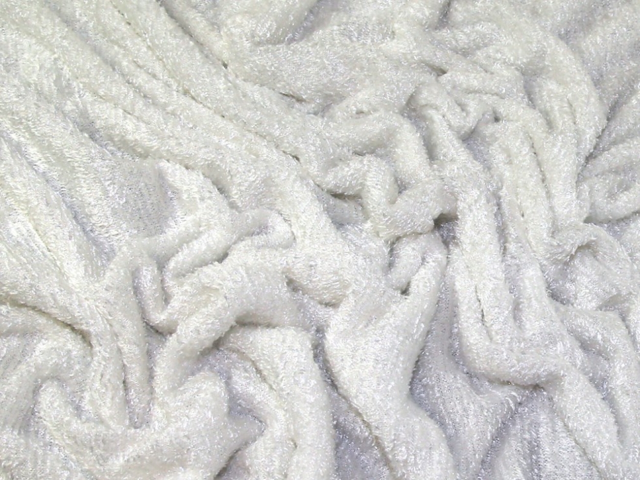 Slub Sweater Knit Stretch Fabric Ivory