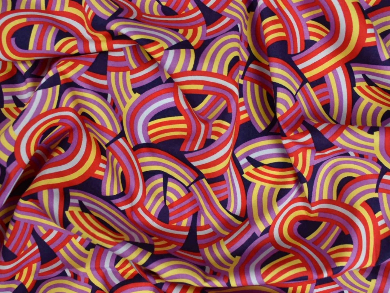 Storrs London Egyptian Cotton Lawn Fabric Multicoloured