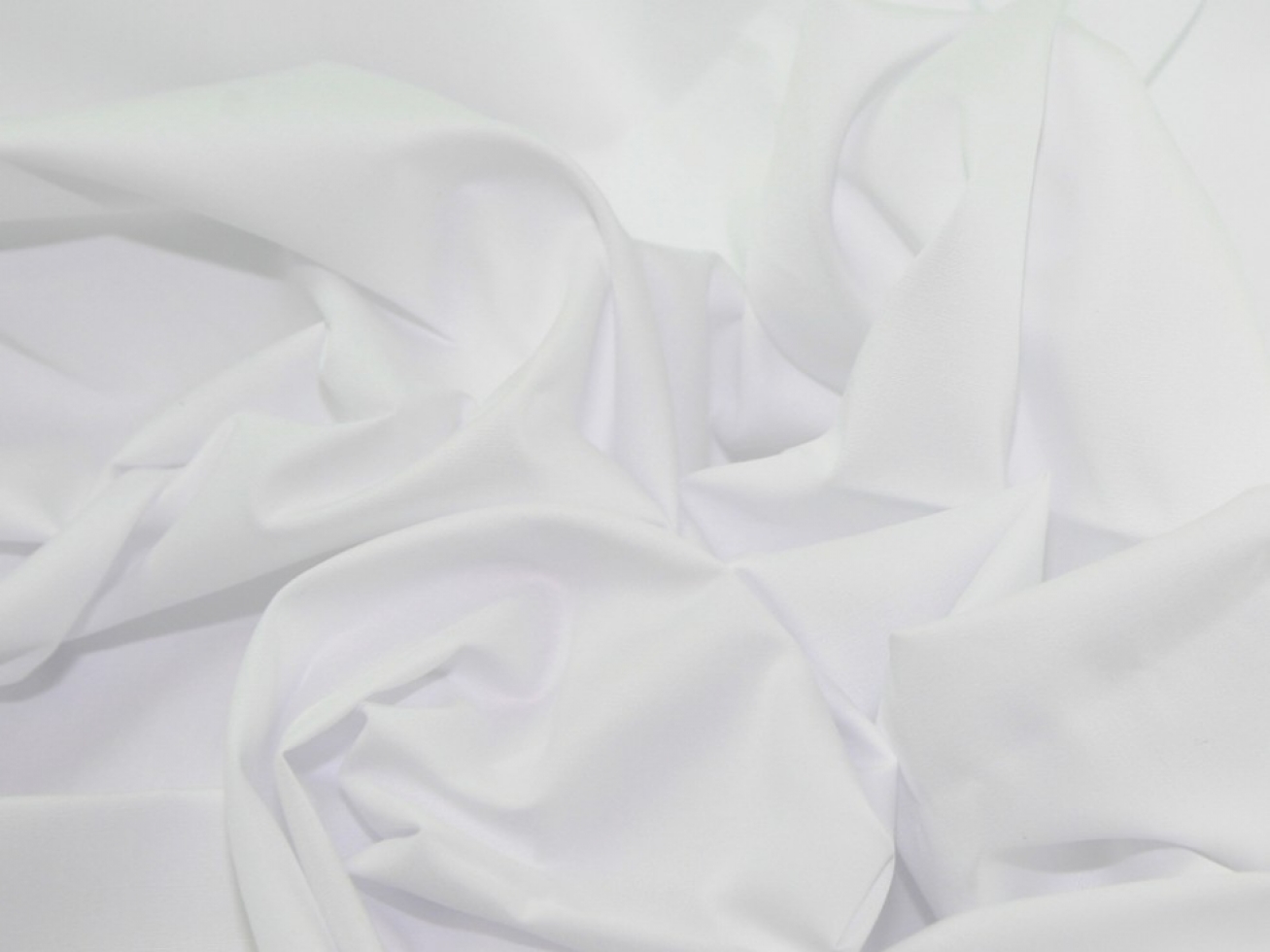 Cotton Poplin Fabric White