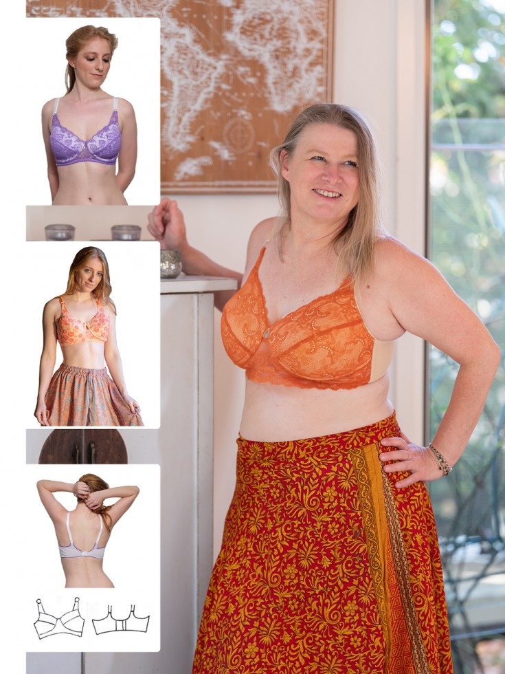 Booby Traps Paper Sewing Pattern Kerri Wire Free Bra