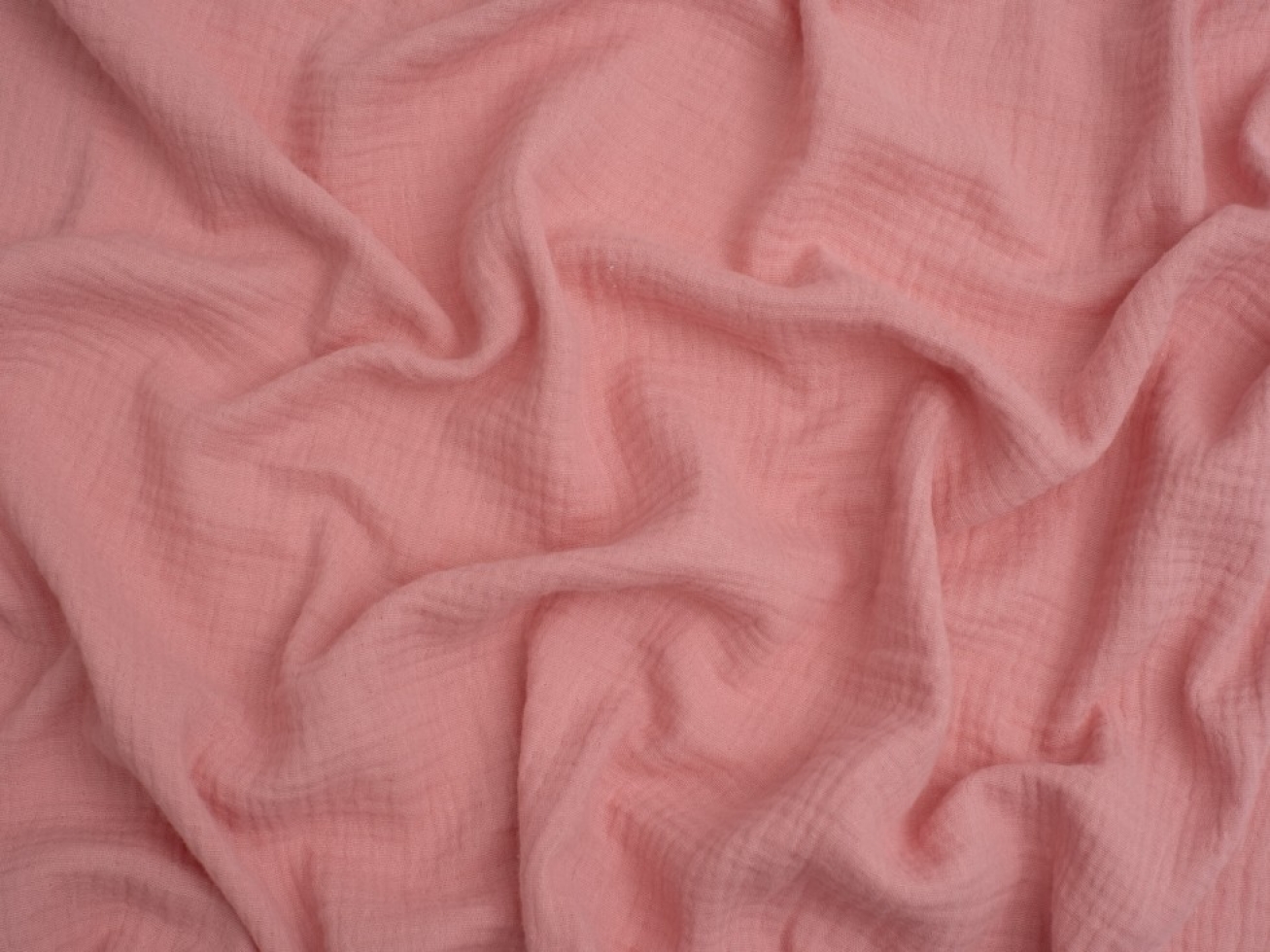 Minerva Core Range Cotton Double Gauze Fabric Rose Pink