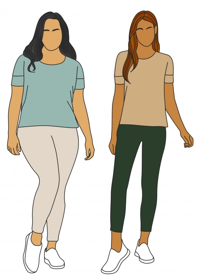 SIZE me Paper Sewing Pattern Florence Boxy Tee