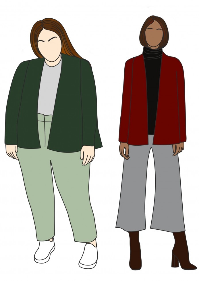 SIZE me Paper Sewing Pattern Florence Jacket