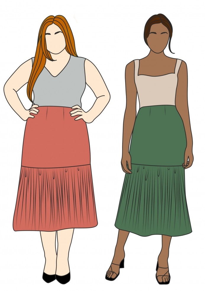 SIZE me Paper Sewing Pattern Florence Skirt