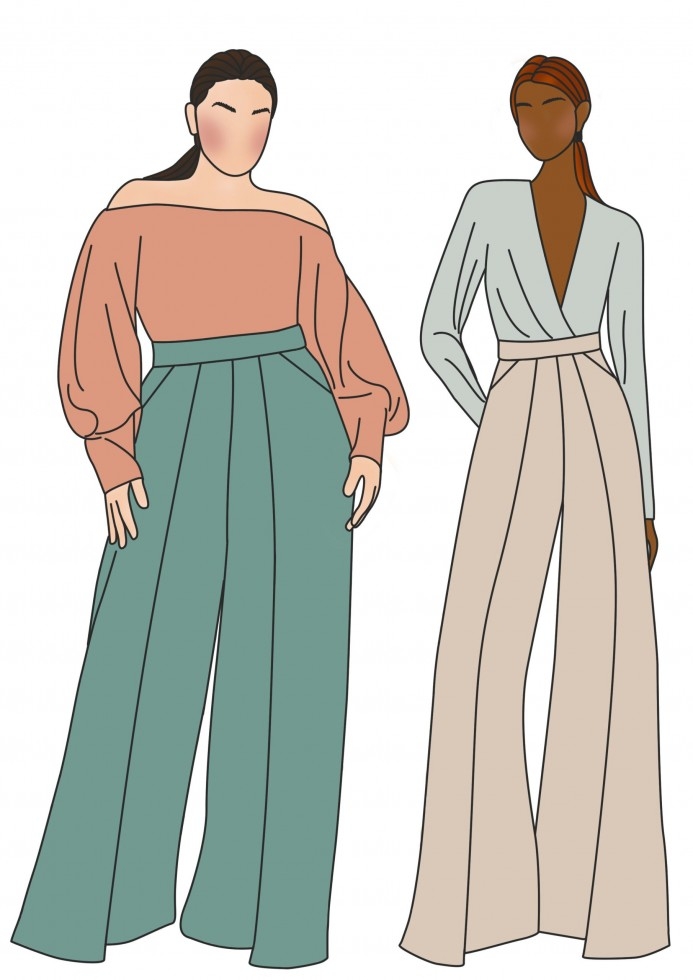 SIZE me Paper Sewing Pattern Florence Trousers