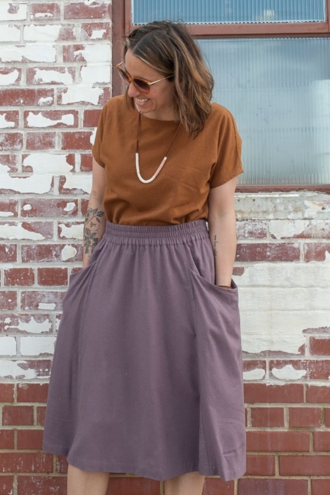 Sew Liberated Paper Sewing Pattern Gypsum Skirt