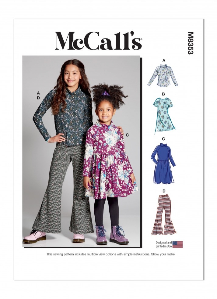 McCalls Paper Sewing Pattern 8353