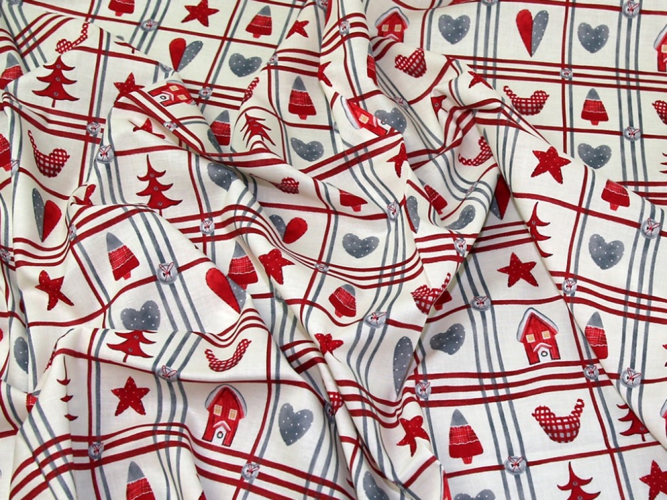 100% Cotton Fabric Ivory