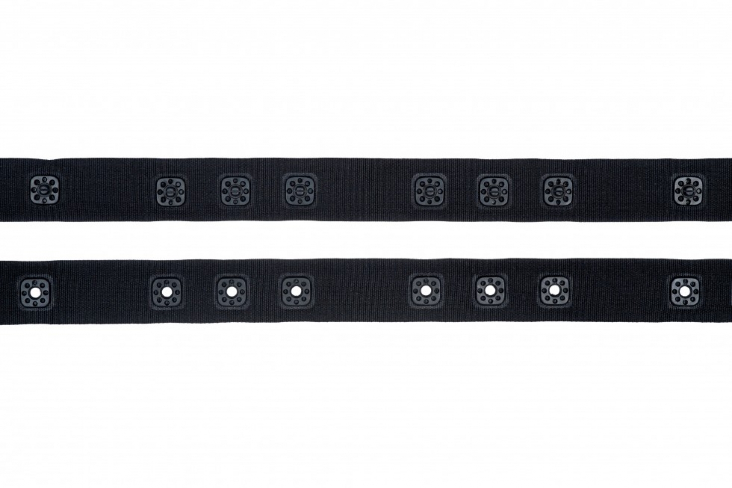 Essential Trimmings Press Fastener Snap Tape Black