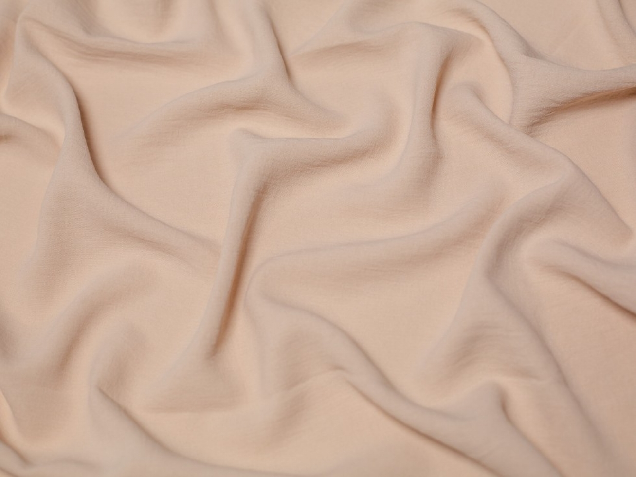 Minerva Core Range Ocean Washed Stretch Woven Crepe Fabric Stone