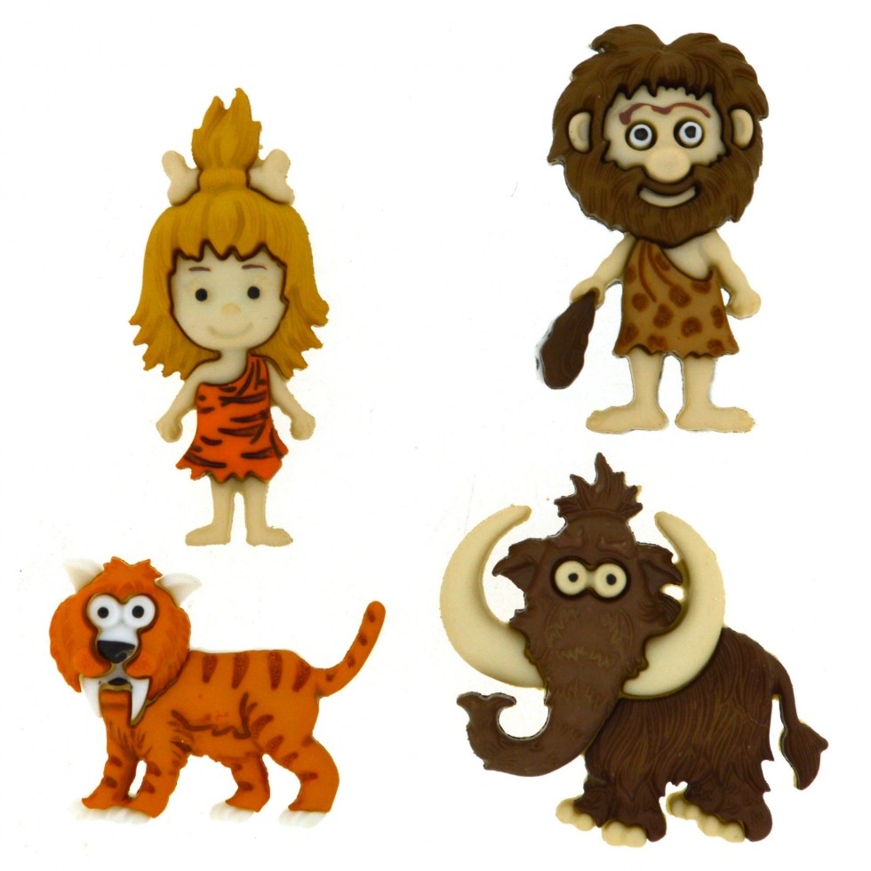Dress It Up Stone Age Buttons