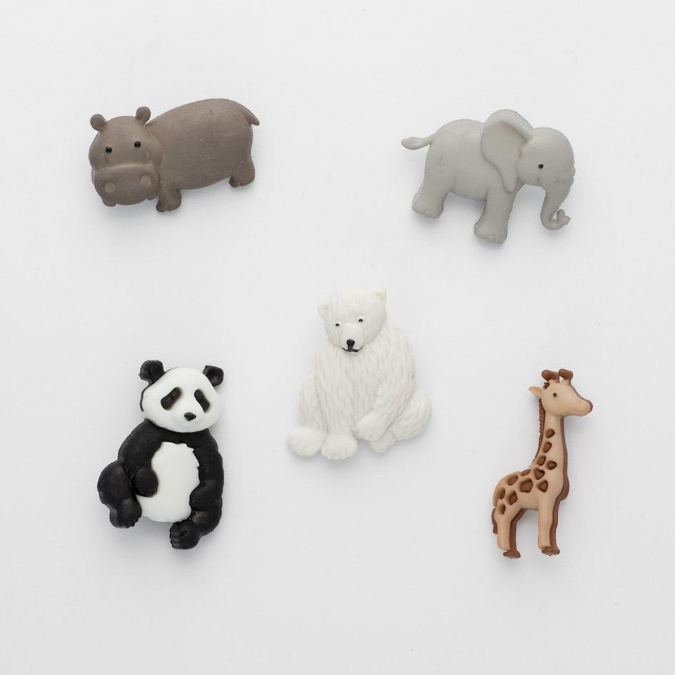 Dress It Up Zoo Cuties Buttons