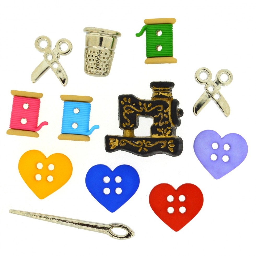 Dress It Up For The Love of Quilting Buttons