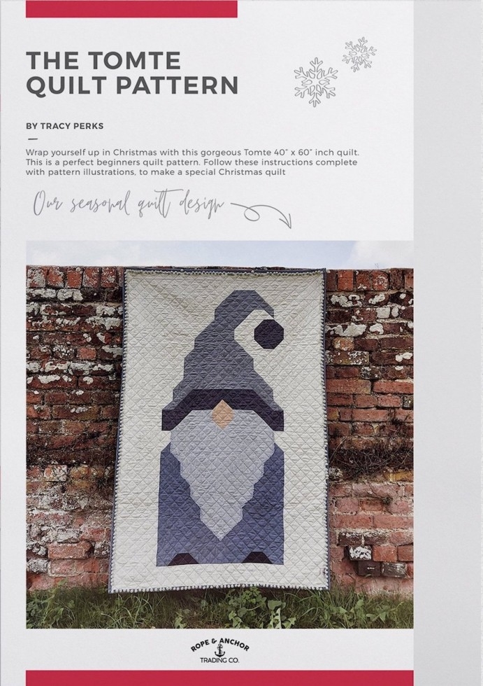 Rope and Anchor Trading Quilting Pattern Tomte