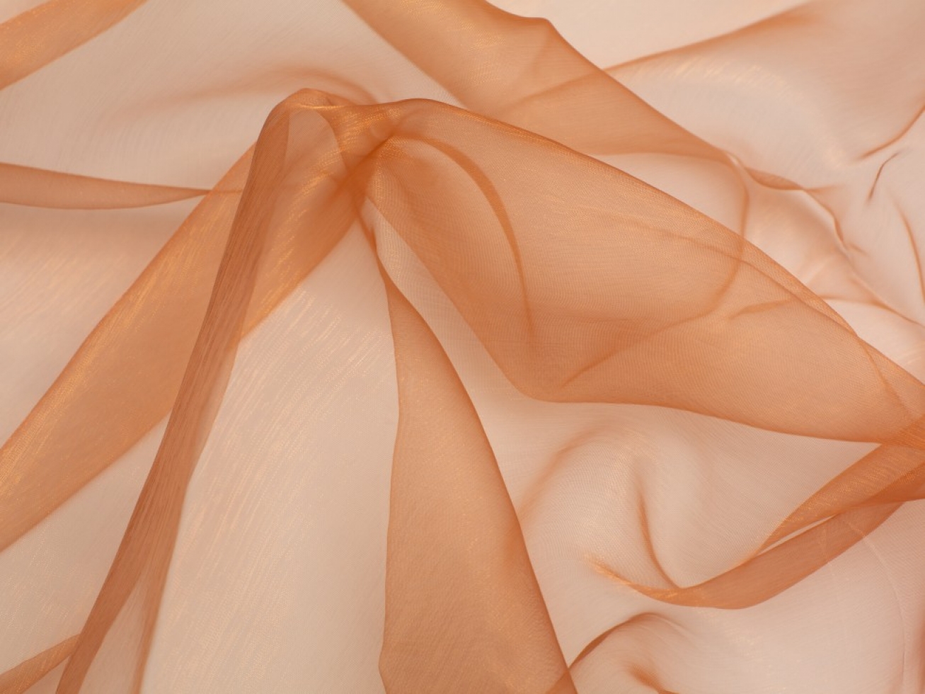 Minerva Core Range Sheer Organza Fabric Bronze