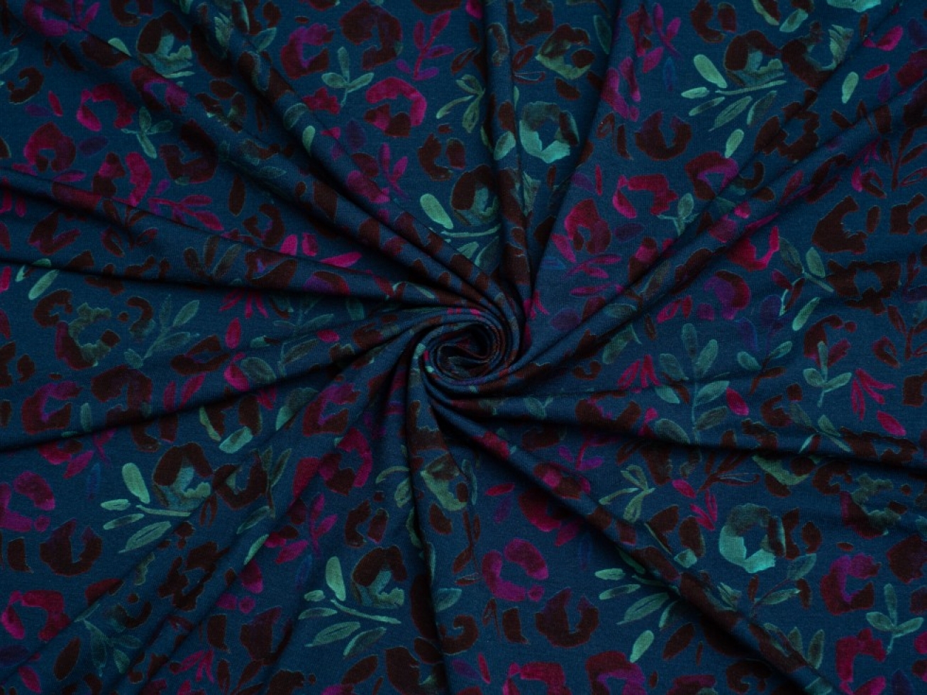 Minerva Exclusive Boudoir Bouquet Viscose Jersey Stretch Knit Fabric