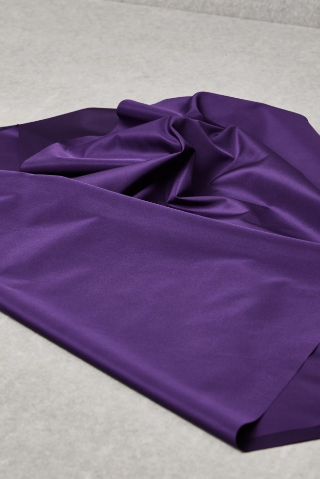 Mind The MAKER Thelma Solid Coating Fabric Plum