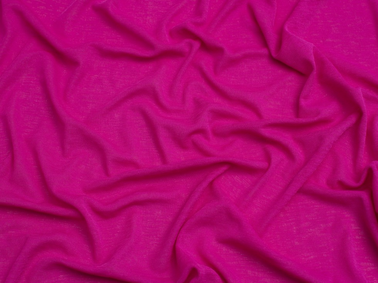 Minerva Core Range Onion Skin Fine Sweater Knit Stretch Fabric Magenta Pink