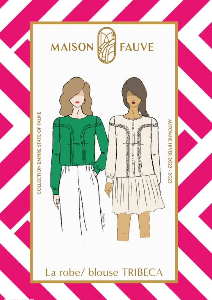 Maison Fauve Paper Sewing Pattern Tribeca Dress & Blouse
