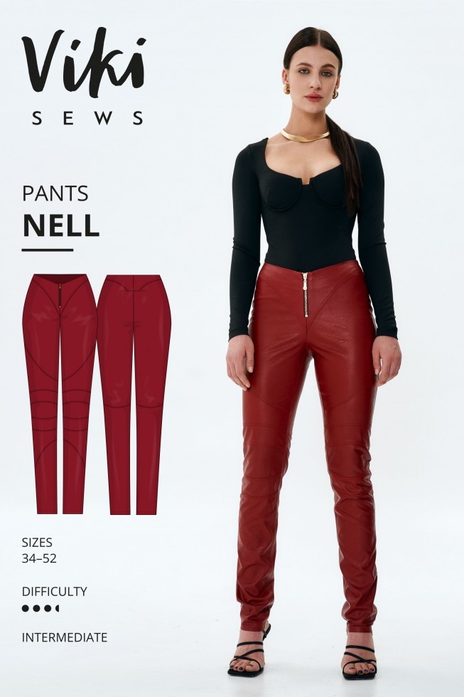 Vikisews Paper Sewing Pattern Nell Pants