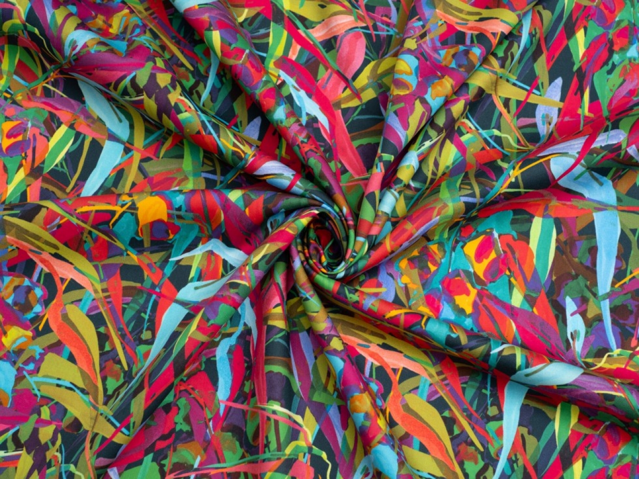 Minerva Exclusive Rainbow Harvest Cotton Sateen Fabric