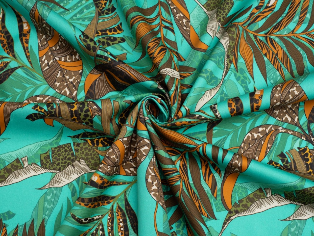 Minerva Exclusive Secret Jungle Cotton Sateen Fabric