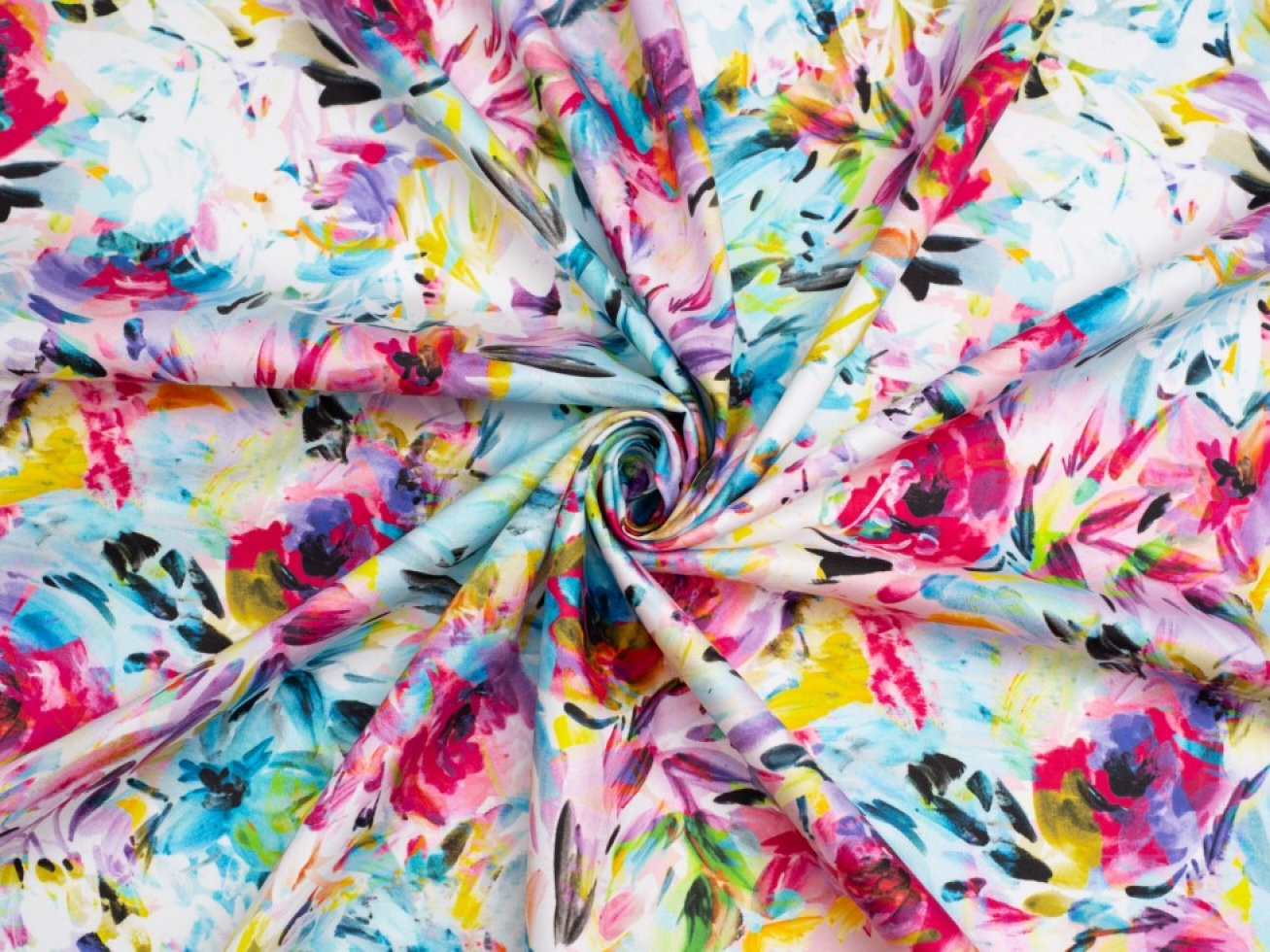 Minerva Exclusive Femme Fatale Cotton Sateen Fabric