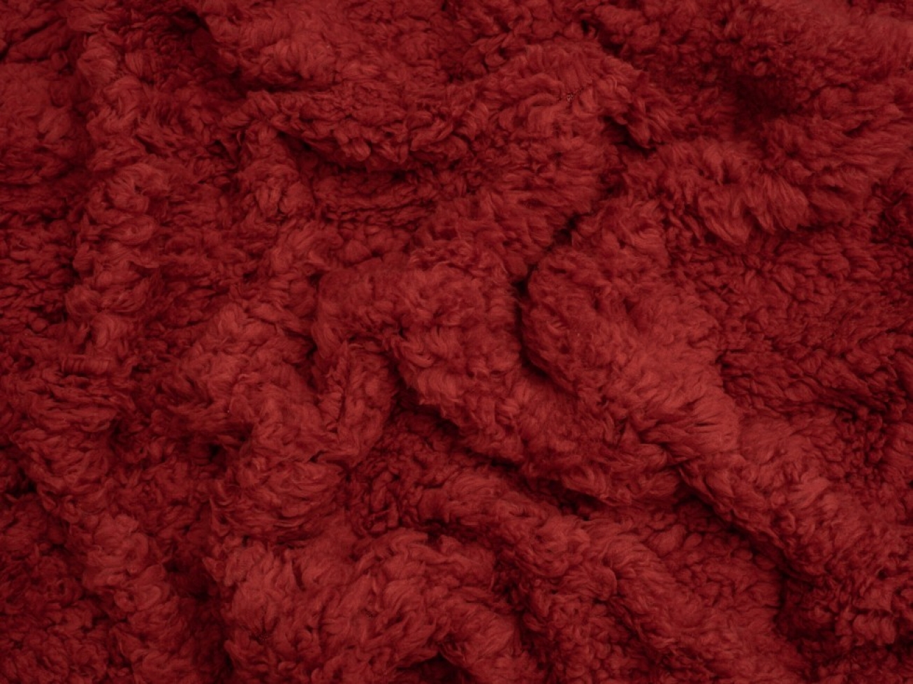 Minerva Core Range Super Soft Shearling Fleece Fur Fabric Pumpkin