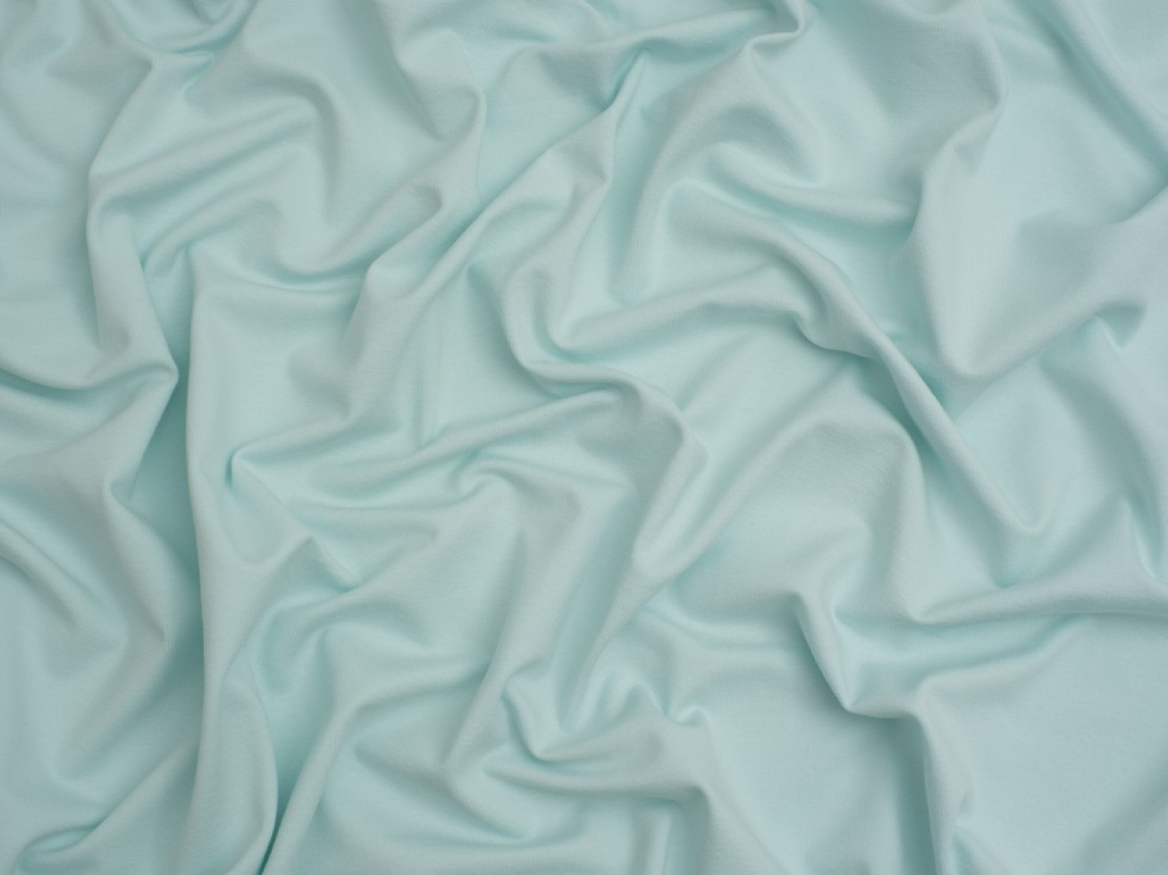 Minerva Core Range Cotton Lycra Jersey Stretch Knit Fabric Light Green