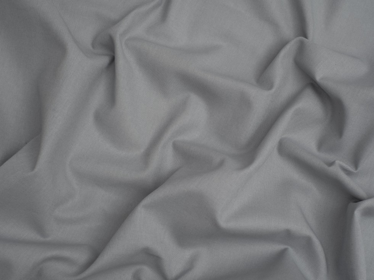Minerva Core Range 100% Cotton Broadcloth Fabric Light Grey