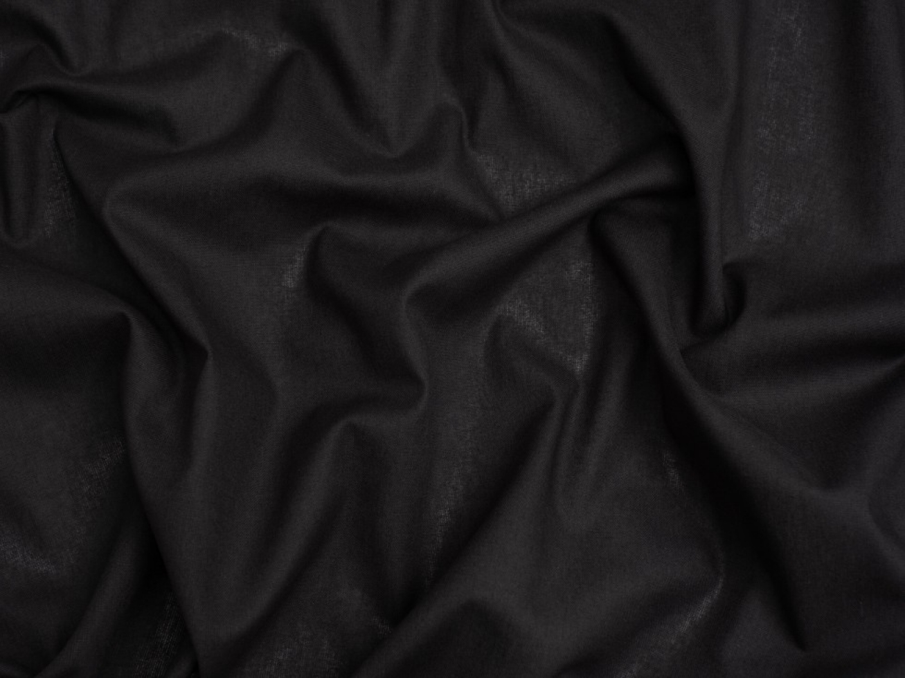 Minerva Core Range 100% Cotton Broadcloth Fabric Charcoal