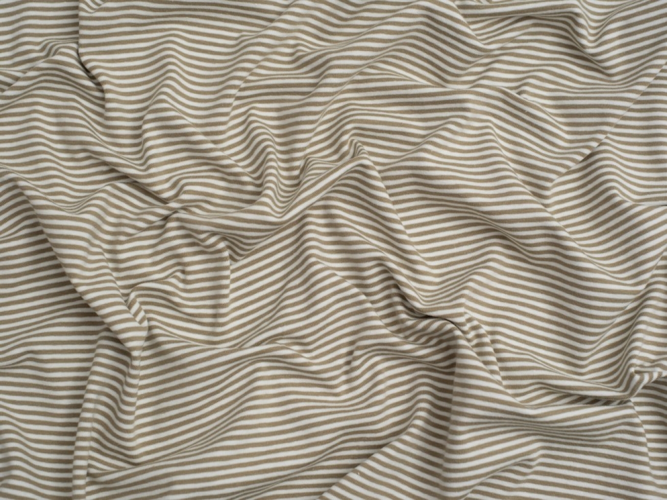 Minerva Core Range Baby Soft Yarn Dyed Cotton Jersey Stretch Knit Fabric Khaki