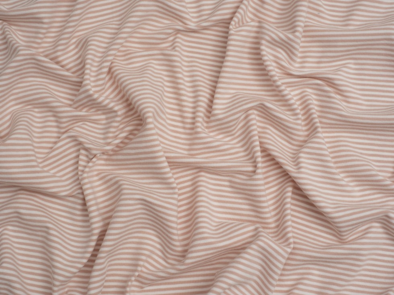 Minerva Core Range Baby Soft Yarn Dyed Cotton Jersey Stretch Knit Fabric Pale Pink