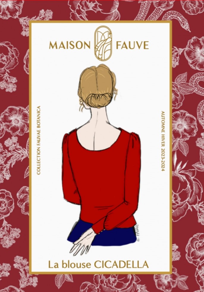 Maison Fauve Paper Sewing Pattern Cicadella Blouse