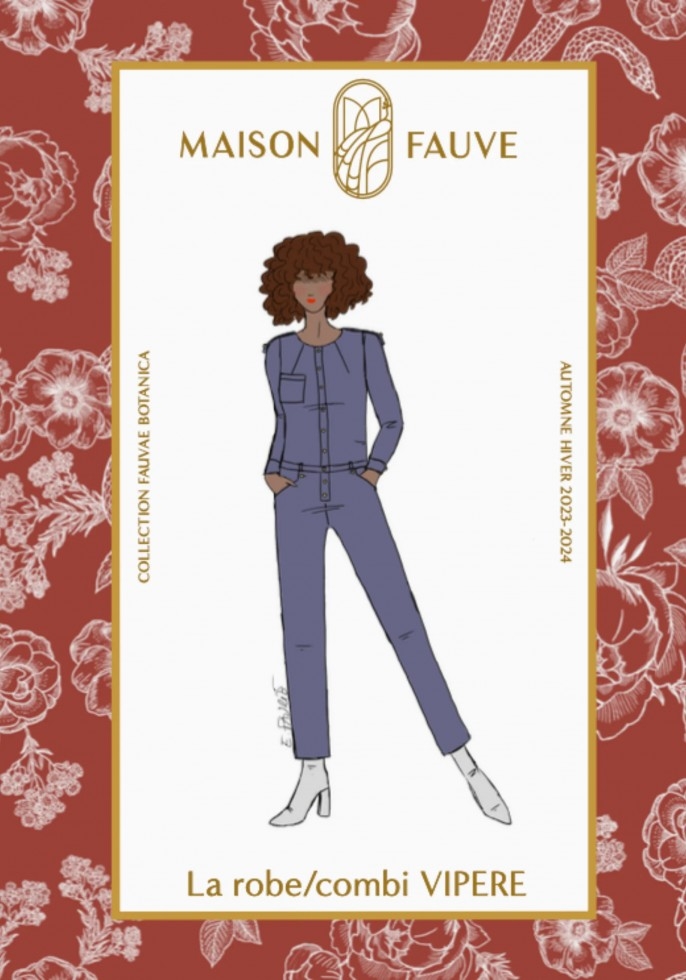 Maison Fauve Paper Sewing Pattern Vipere Jumpsuit & Dress