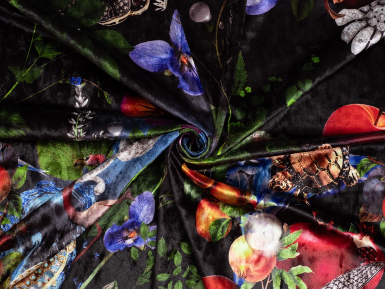 Minerva Exclusive Tempting Treasures Crush Velvet Stretch Knit Fabric
