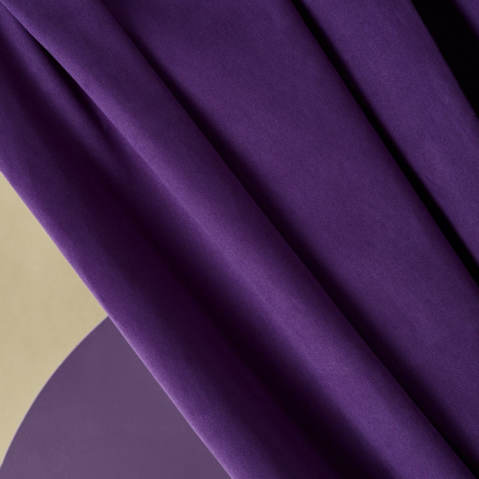 Atelier Brunette 100% Cotton Gabardine Fabric Majestic Purple