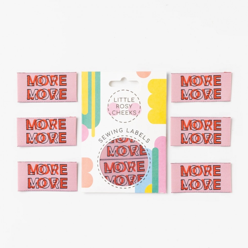 Little Rosy Cheeks More Love Woven Labels