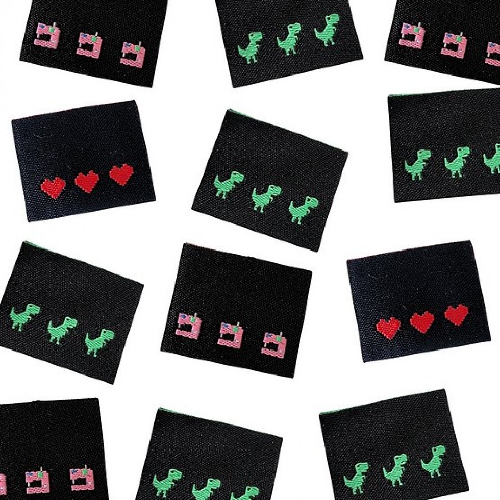 Sew Anonymous Pixel Pack Woven Labels