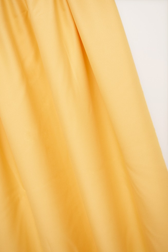 Mind The MAKER Leia Solid Ecovero Viscose Crepe Fabric Blonde Yellow
