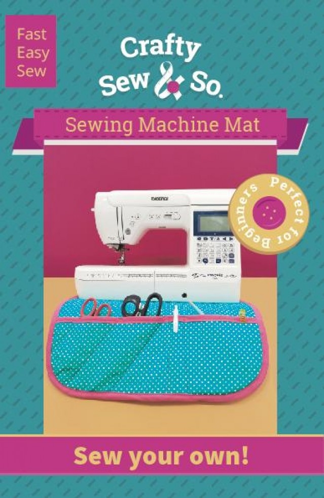 Crafty Sew & So Paper Sewing Pattern Sewing Machine Mat