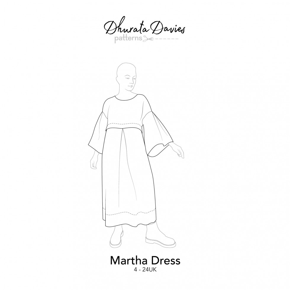 Dhurata Davies Paper Sewing Pattern Martha Dress